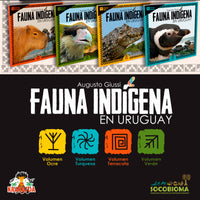 Colección de libros de Fauna Indígena en Uruguay + lámina de regalo