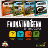 Colección de libros de Fauna Indígena en Uruguay + lámina de regalo