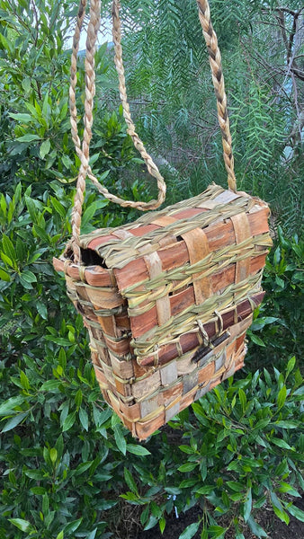 Cartera en fibra natural