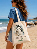 Tote Bag Pingüinos