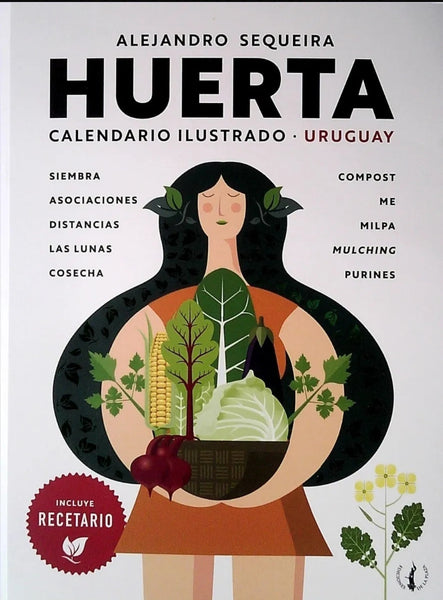 Huerta. Calendario ilustrado - Uruguay.