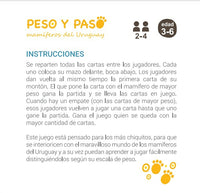 Cartas Peso y Paso